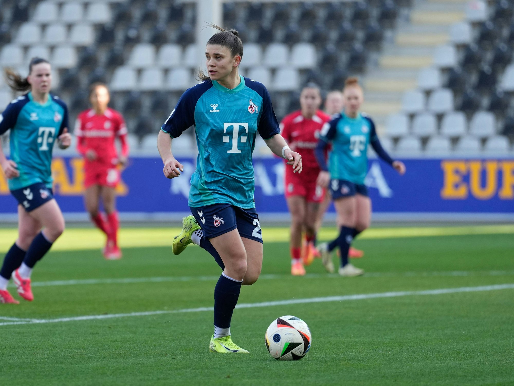 Martyna Wiankowska im Spiel gegen Freiburg.