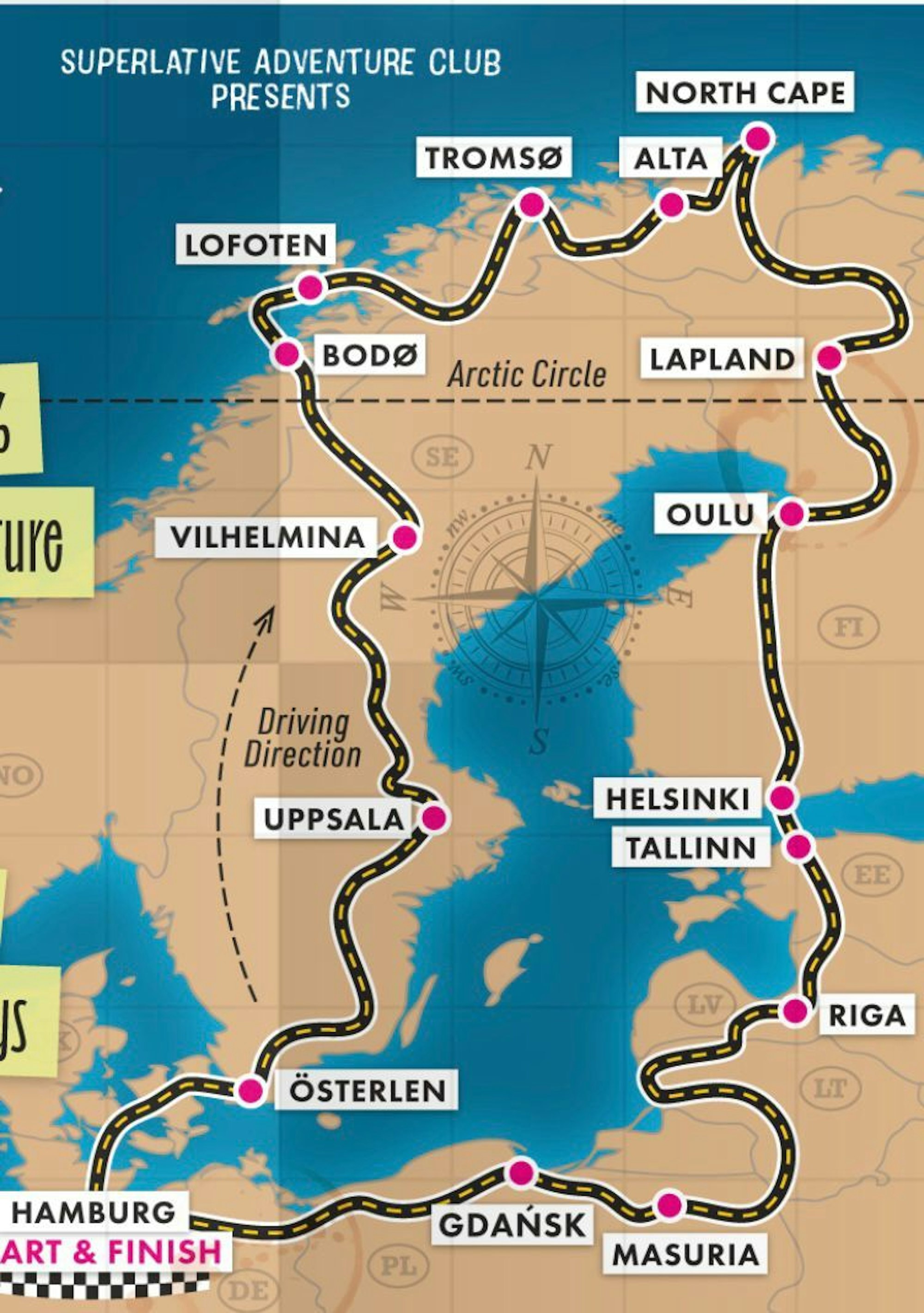 Diese Route hat Sascha Zöller vor sich.