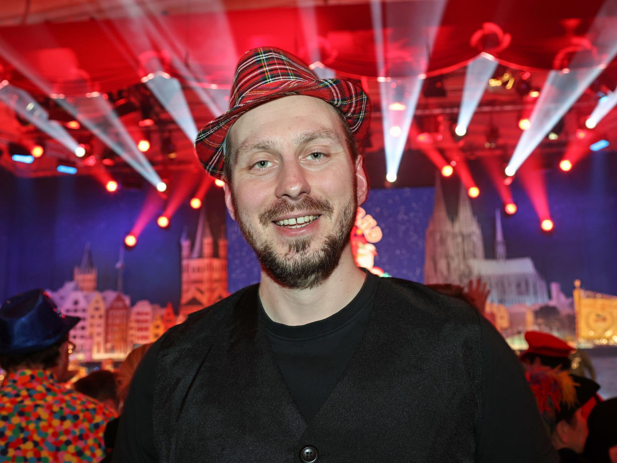 Florian Hempel beim Karneval.