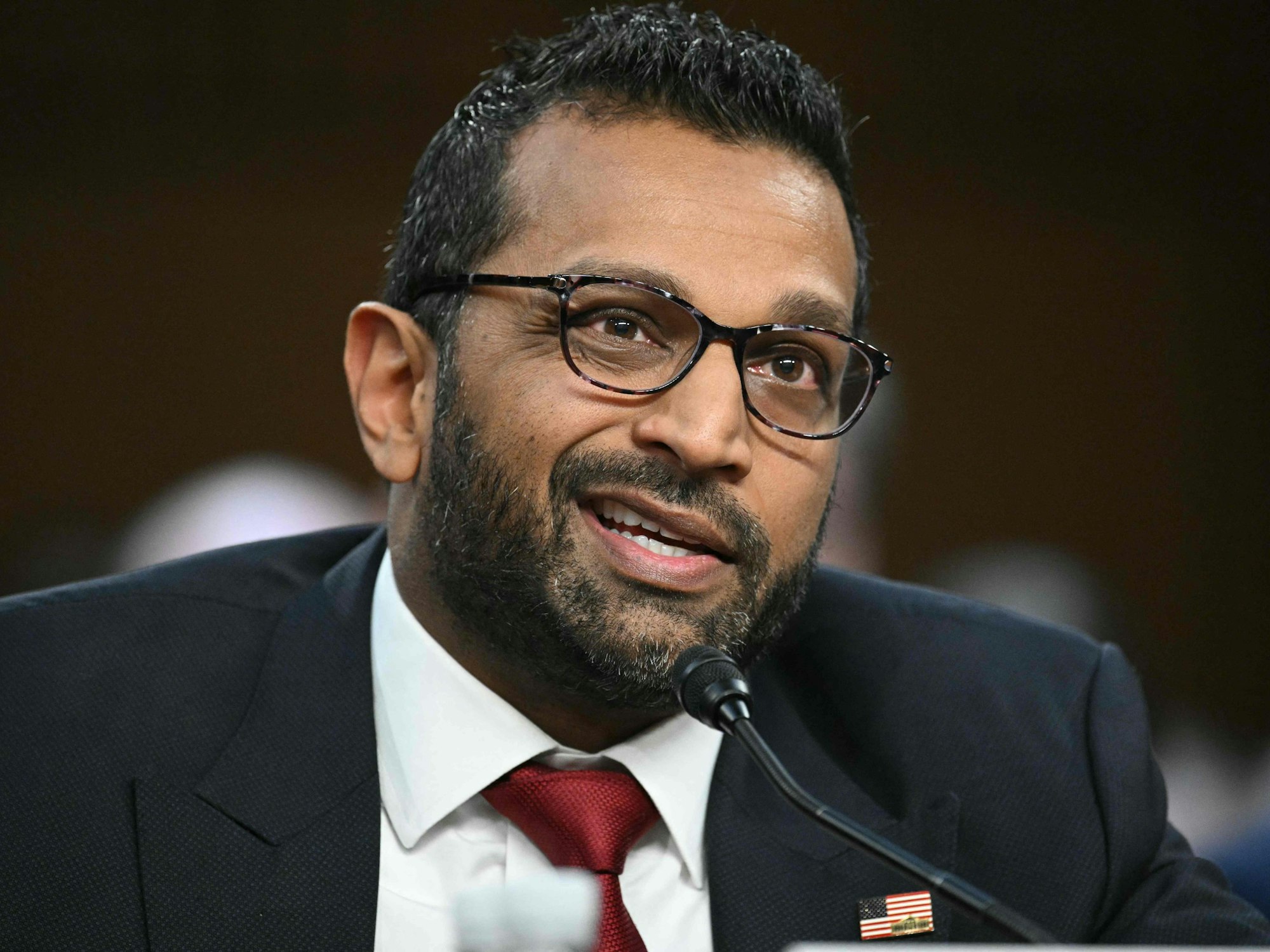 Kash Patel (hier am 20. Februar 2025) wurde zum neuen Direktor des FBI ernannt