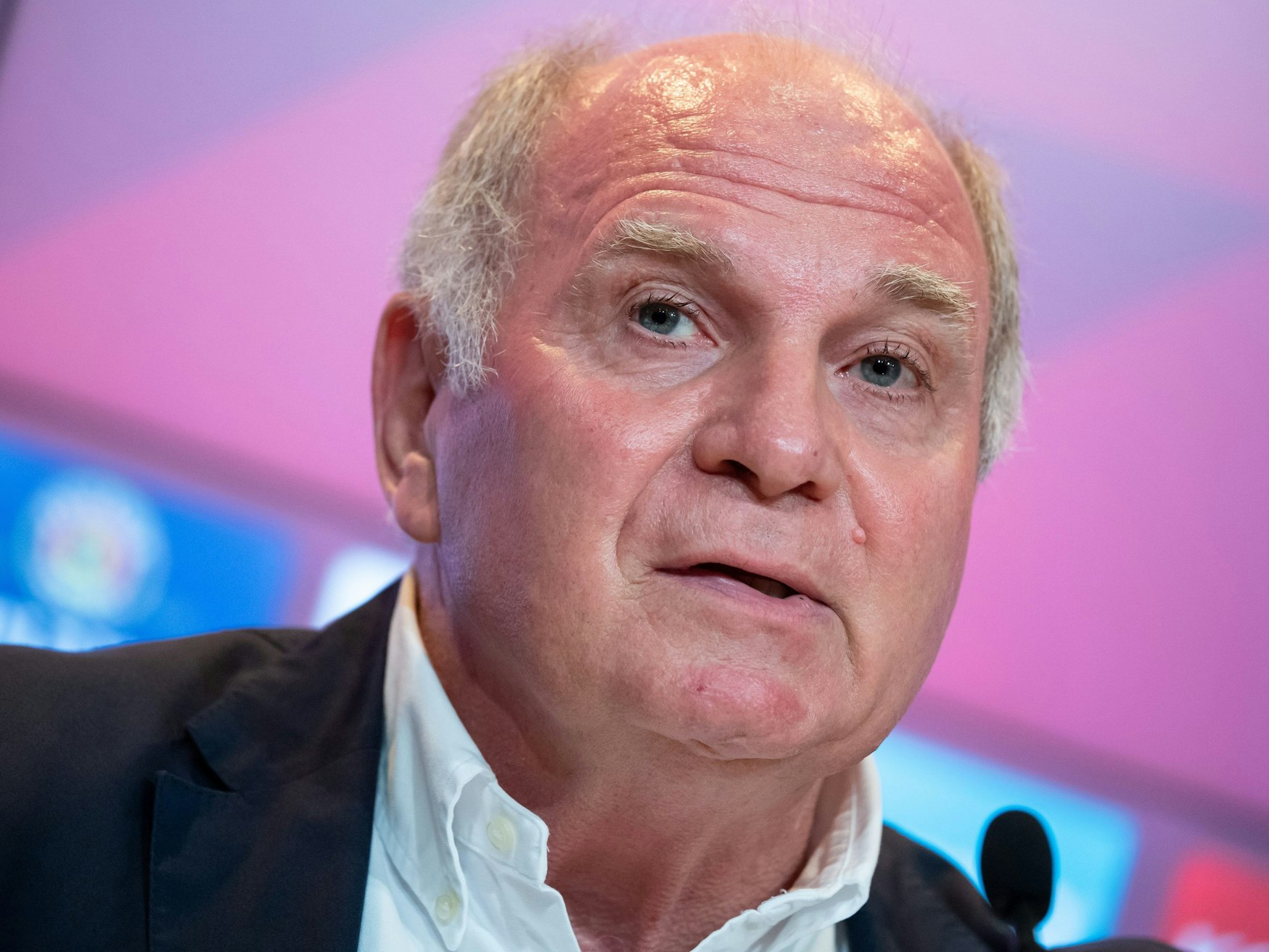 Uli Hoeneß, Ehrenpräsident des FC Bayern München am 30. August 2019