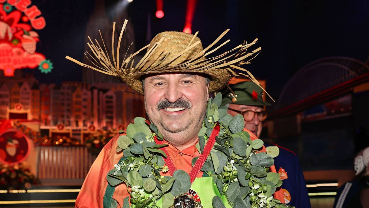 Johann Lafer bei der Kostümsitzung im Gürzenich.