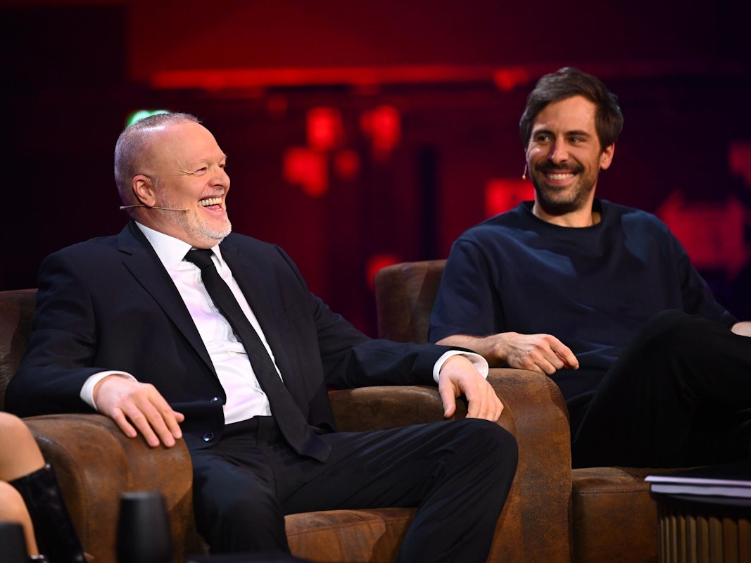 Stefan Raab beim Halbfinale der Show zum ESC-Vorentscheid.