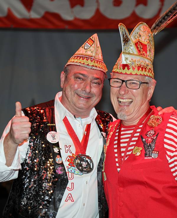 Klaus Radek und Jürgen Hauke bei der Kajuja.