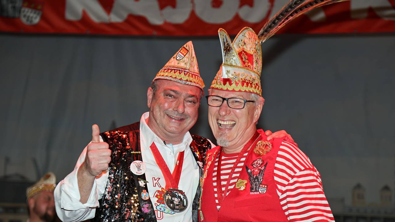 Klaus Radek und Jürgen Hauke bei der Kajuja.