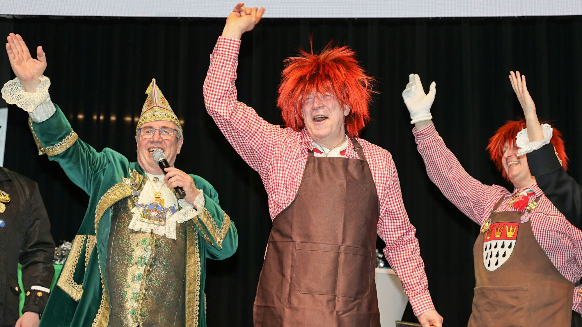 Theo Schäfges mit Christoph Kuckelkorn.