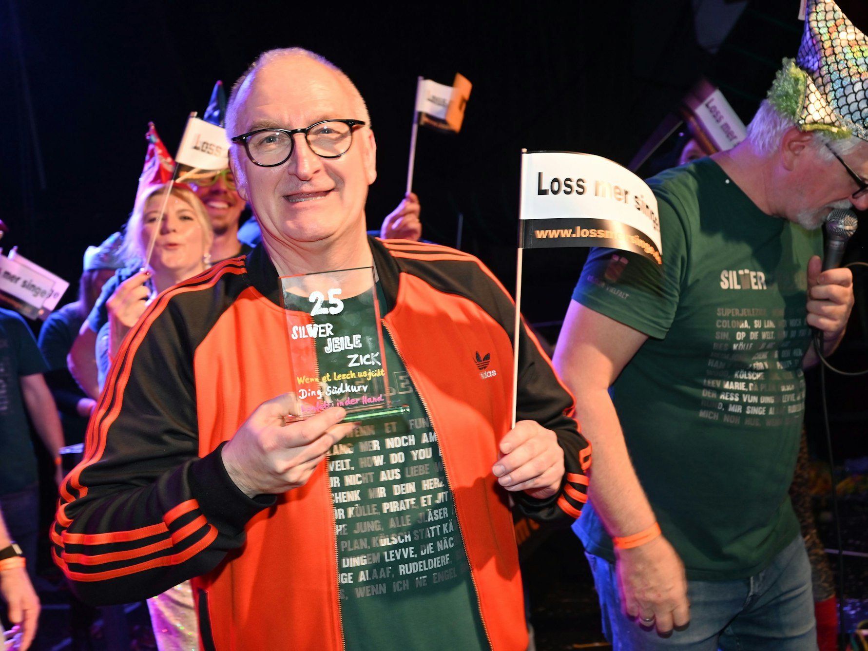 Georg Hinz beim Finale von „Loss mer singe“.