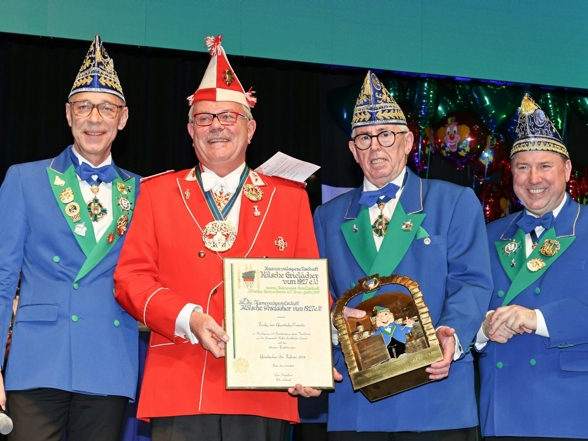 Auszeichnung für Jacky von Guretzky-Cornitz.