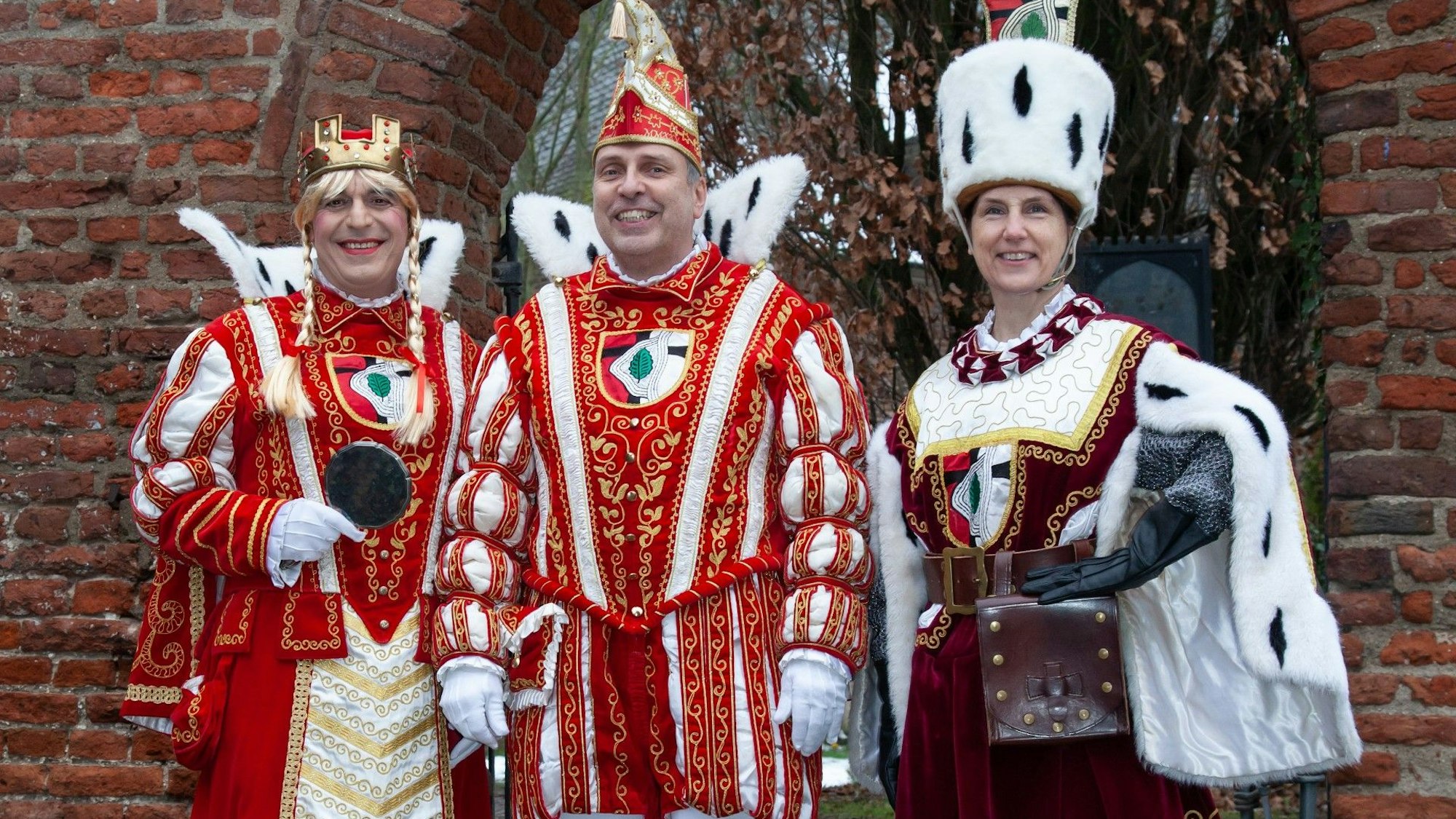 Das Escher Dreigestirn der Session 2025.