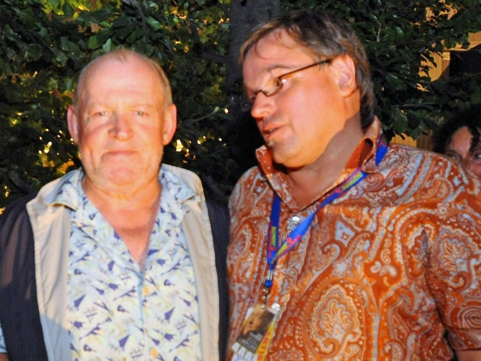 Joe Cocker mit Ernst-Ludwig Hartz.