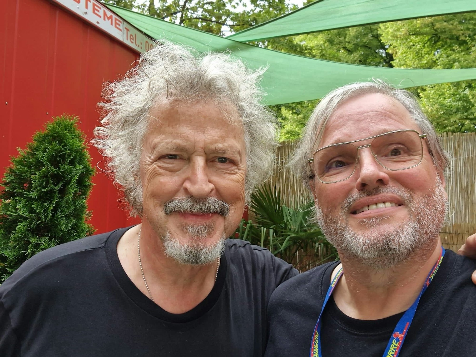 Wolfgang Niedecken mit Ernst-Ludwig Hartz.