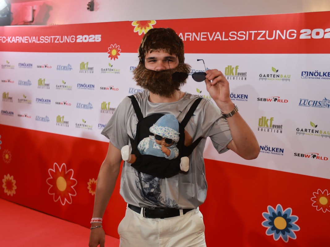 1.FC Köln, Karnevalssitzung, Finkgräfe (1. FC Köln), 25.02.2025 Bild: Herbert Bucco