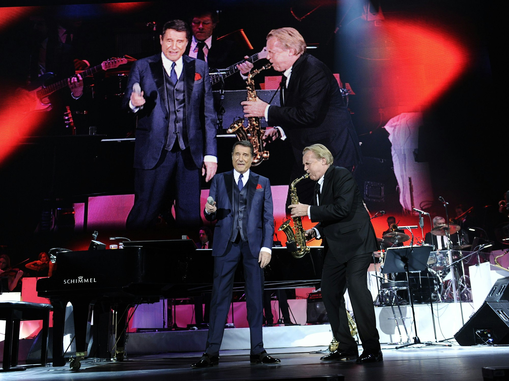 Udo Jürgens mit Pepe Lienhard.