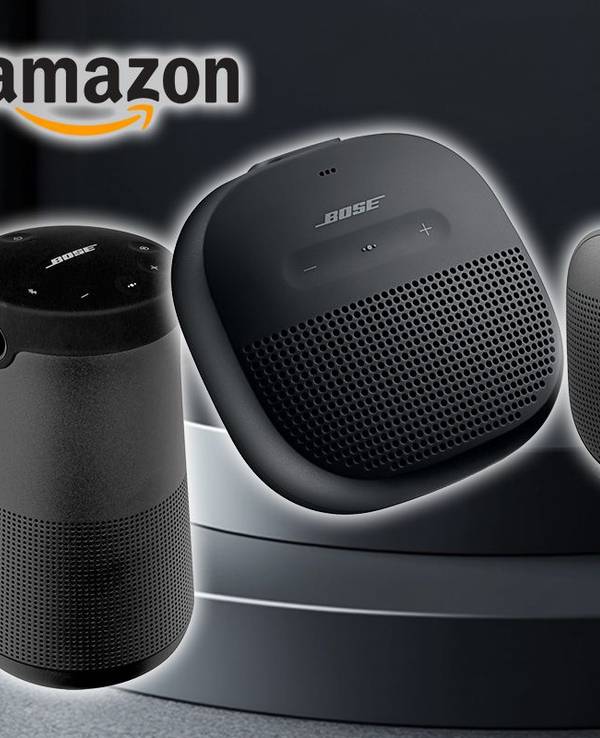 Darstellung von Bose SoundLink Lautsprechern auf Amazon