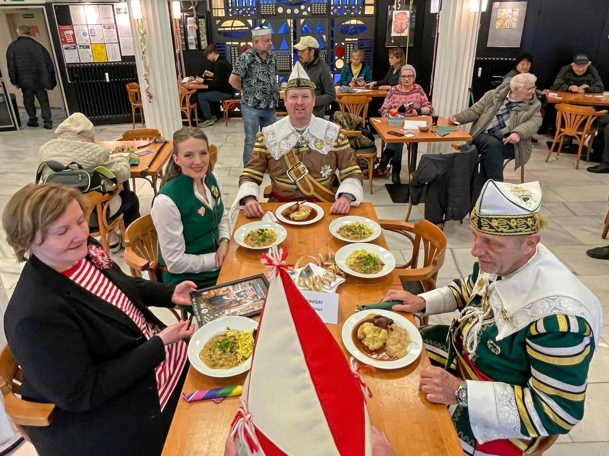 Jan un Griet zu Besuch im Vringstreff.