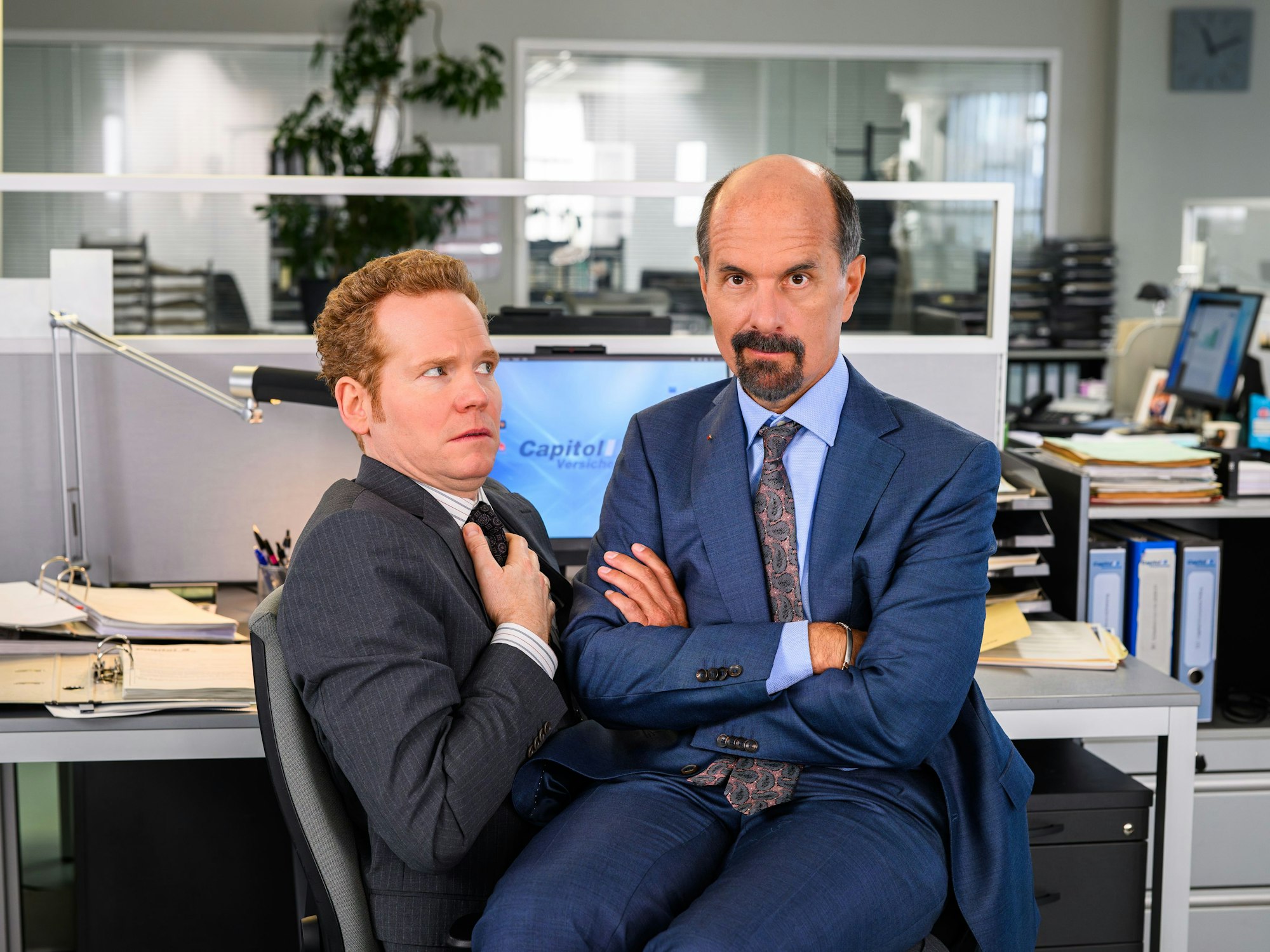 Foto vom Stromberg-Set zum Kinofilm 2025.