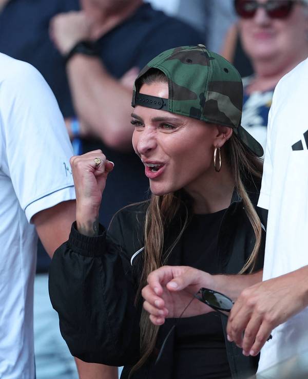 Zu sehen ist Sophia Thomalla am 21.01.2025 bei der Qualifizierung für die „Australien Open“ in Melbourne, Australien.