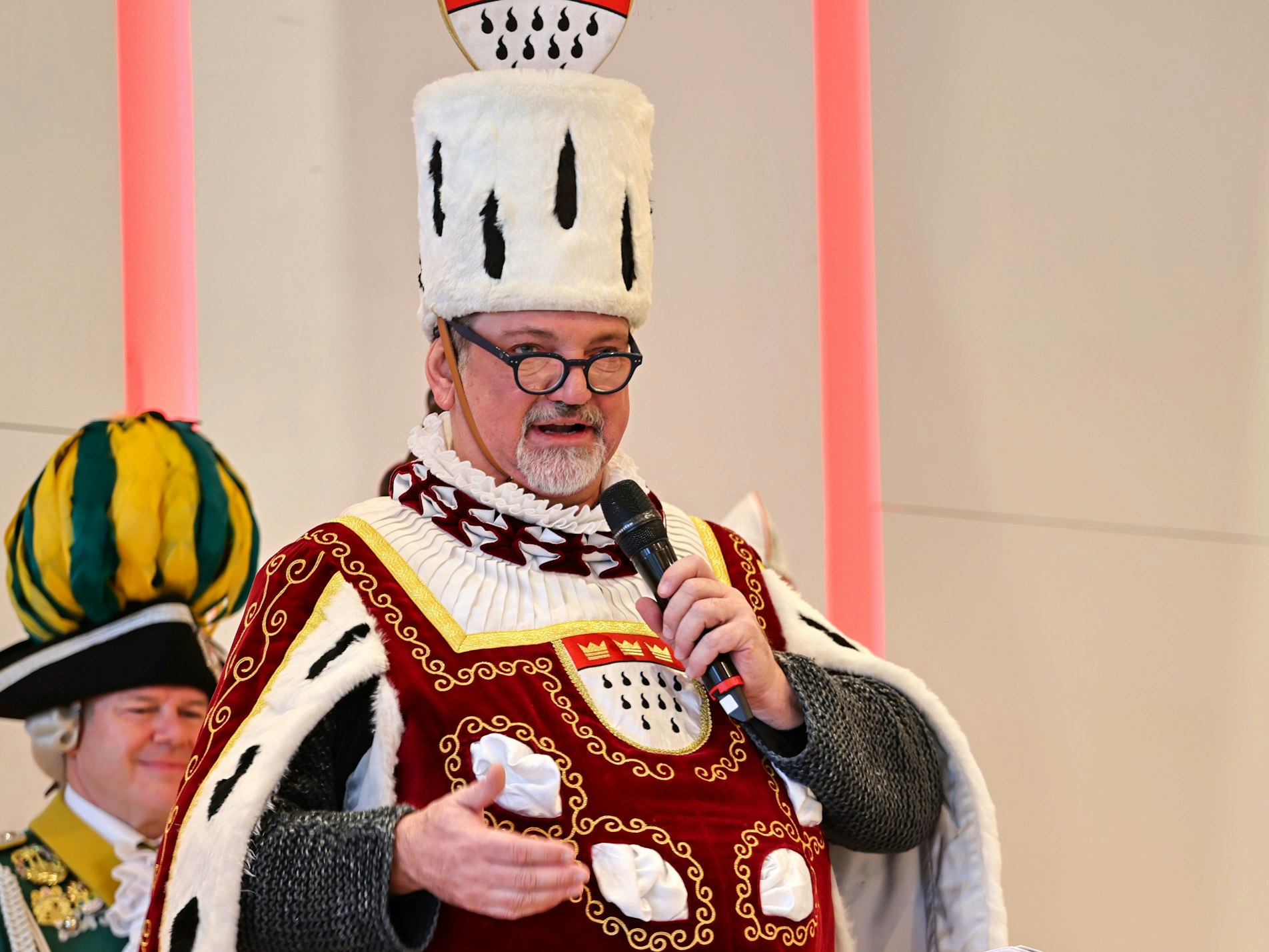 Bauer Michael beim Vortrag in der Flora.