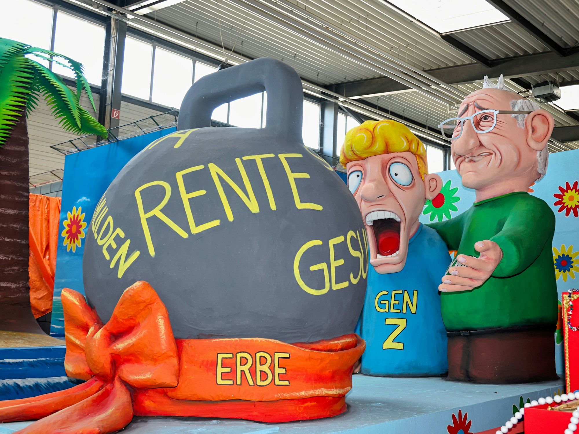 Das Erbe, das die Boomer der GenZ überlassen, ist Thema dieses Wagens.