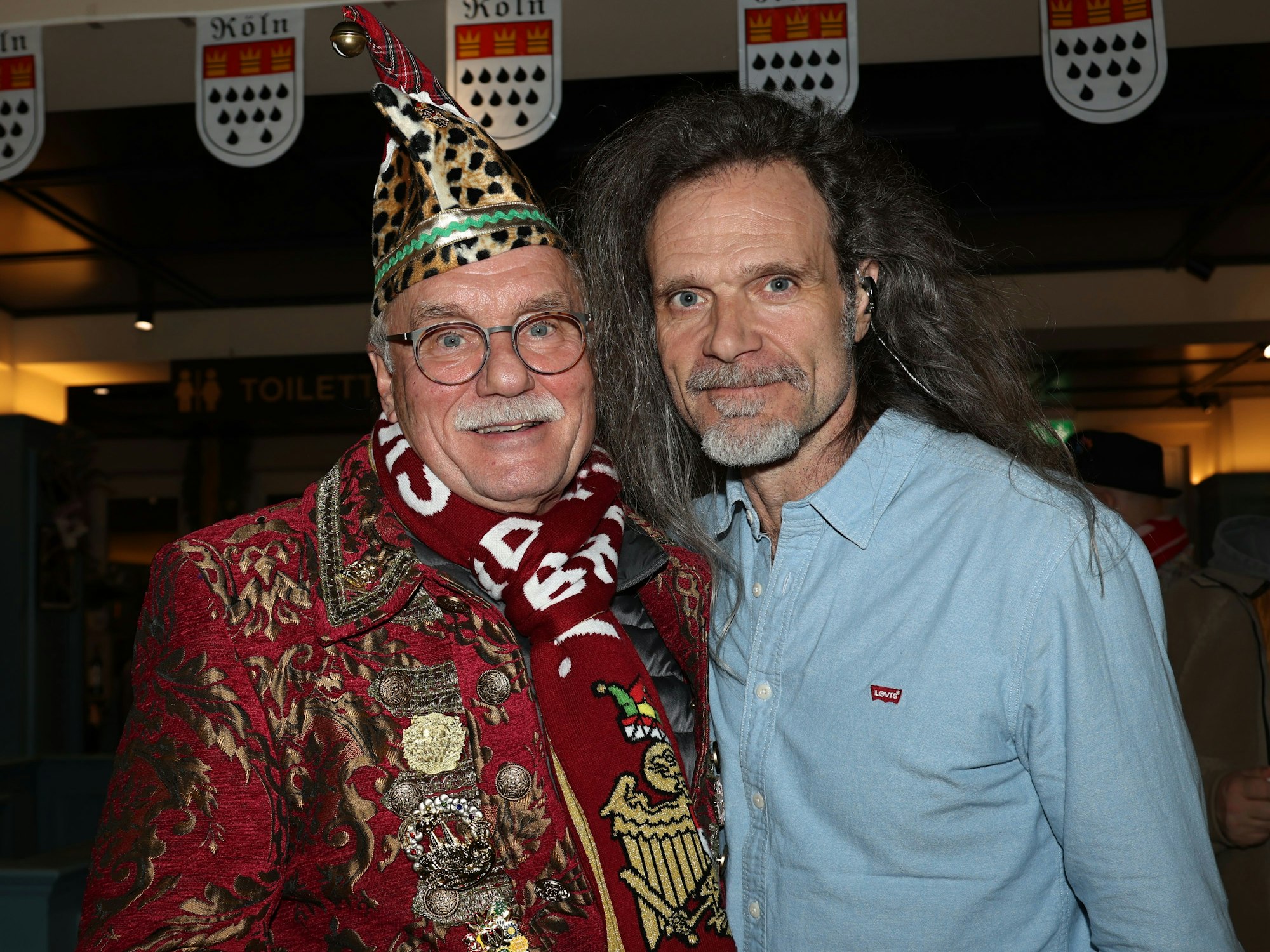 Bernhard Conin mit Hanz Thodam.