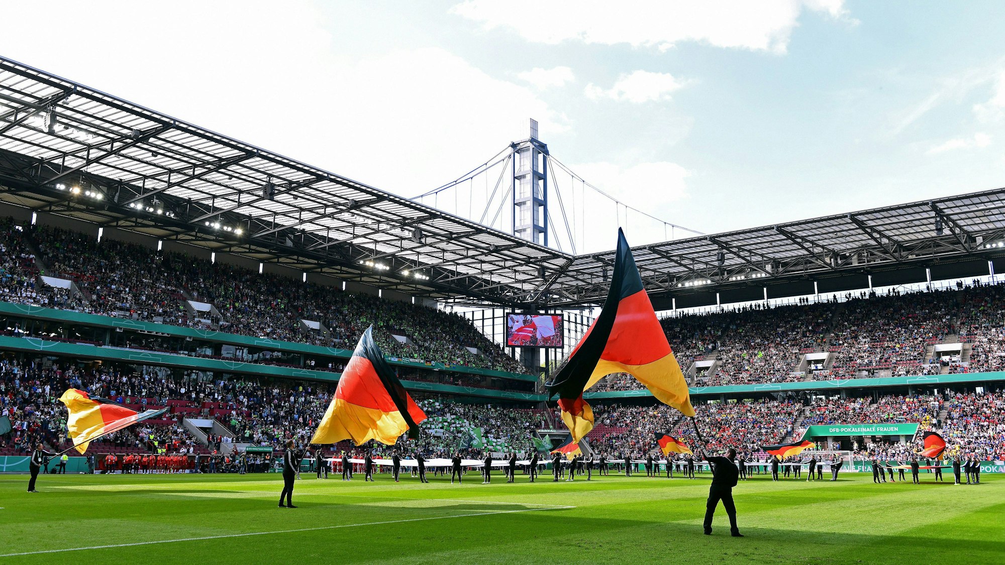Im Rhein-Energie-Stadion gab es am 18. Mai 2023 die bisherige Rekord-Kulisse im DFB-Pokal der Frauen.