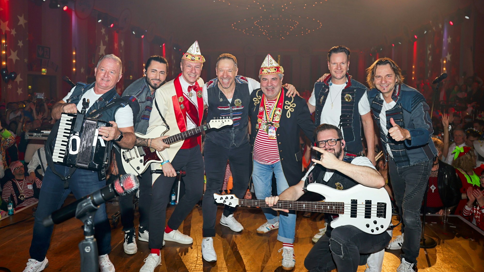 Die Höhner auf der Gürzenich-Bühne.