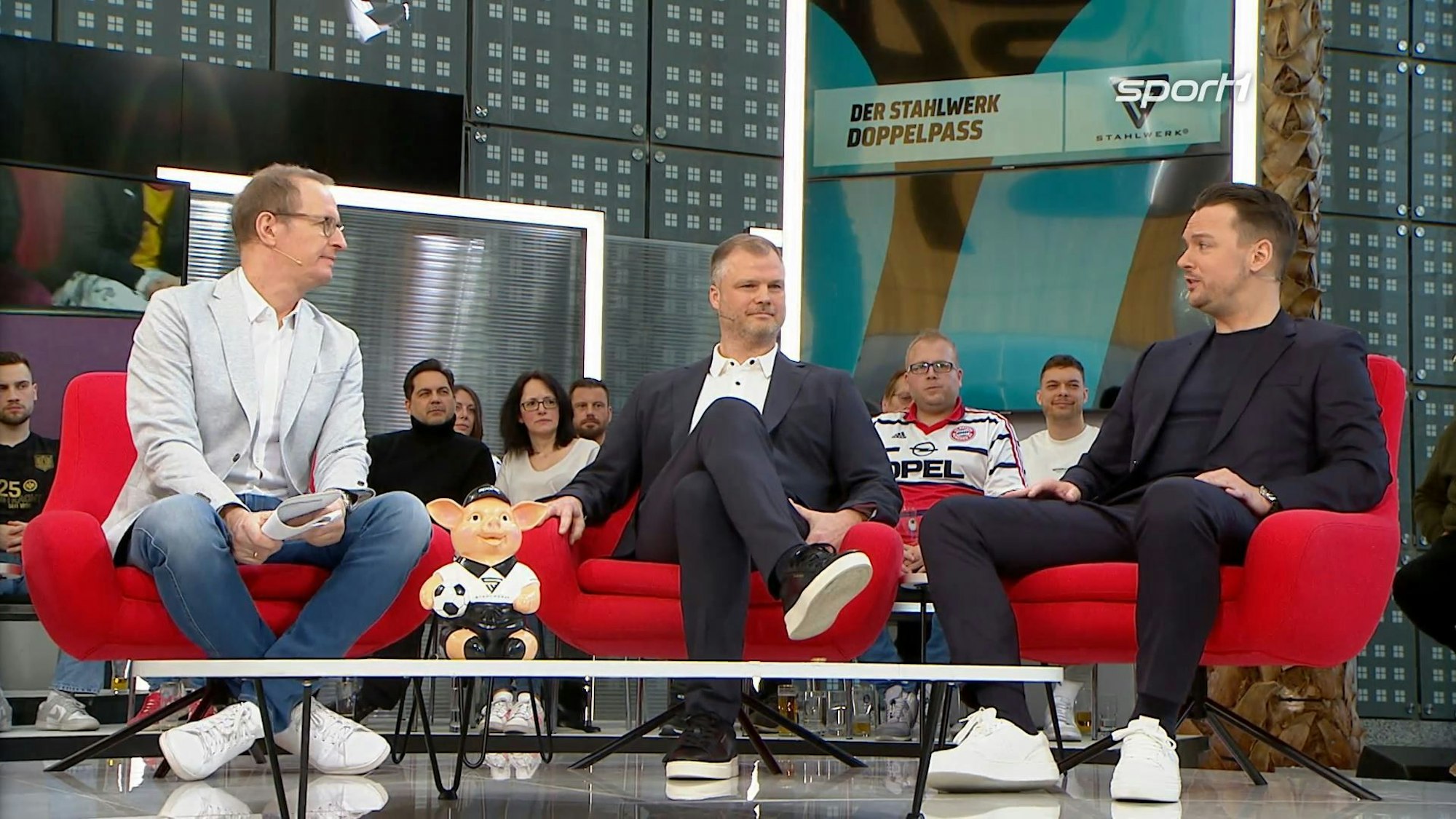 Florian König, Fabian Wohlgemuth und Florian Plettenberg im „Doppelpass“ auf Sport1.