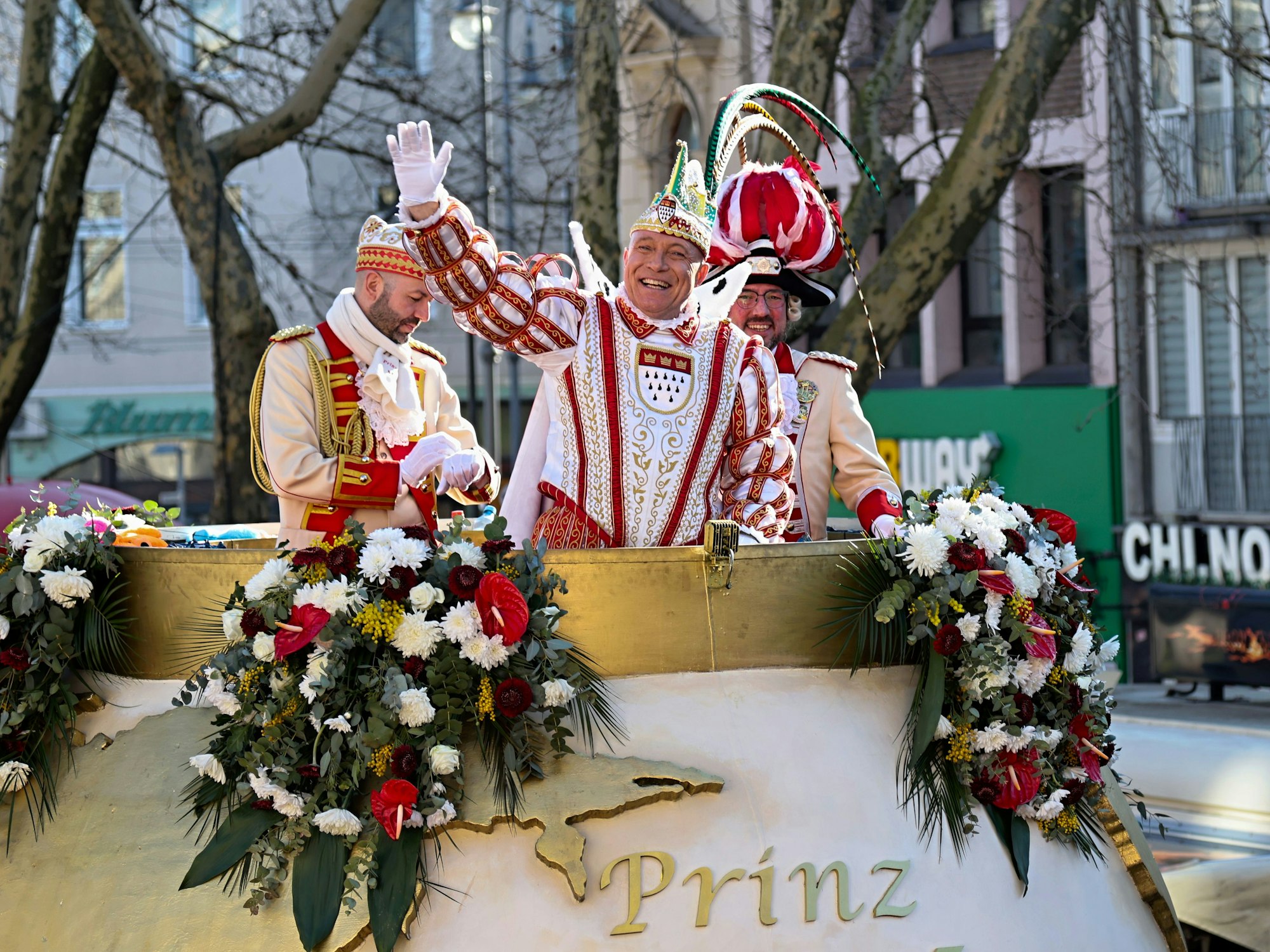 René I. an der Severinstorburg.