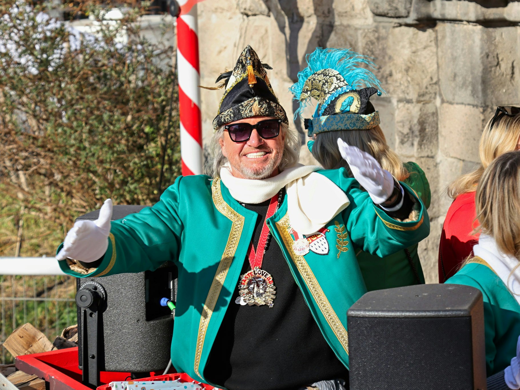 Rosenmontagszug mit Robert Geiss.