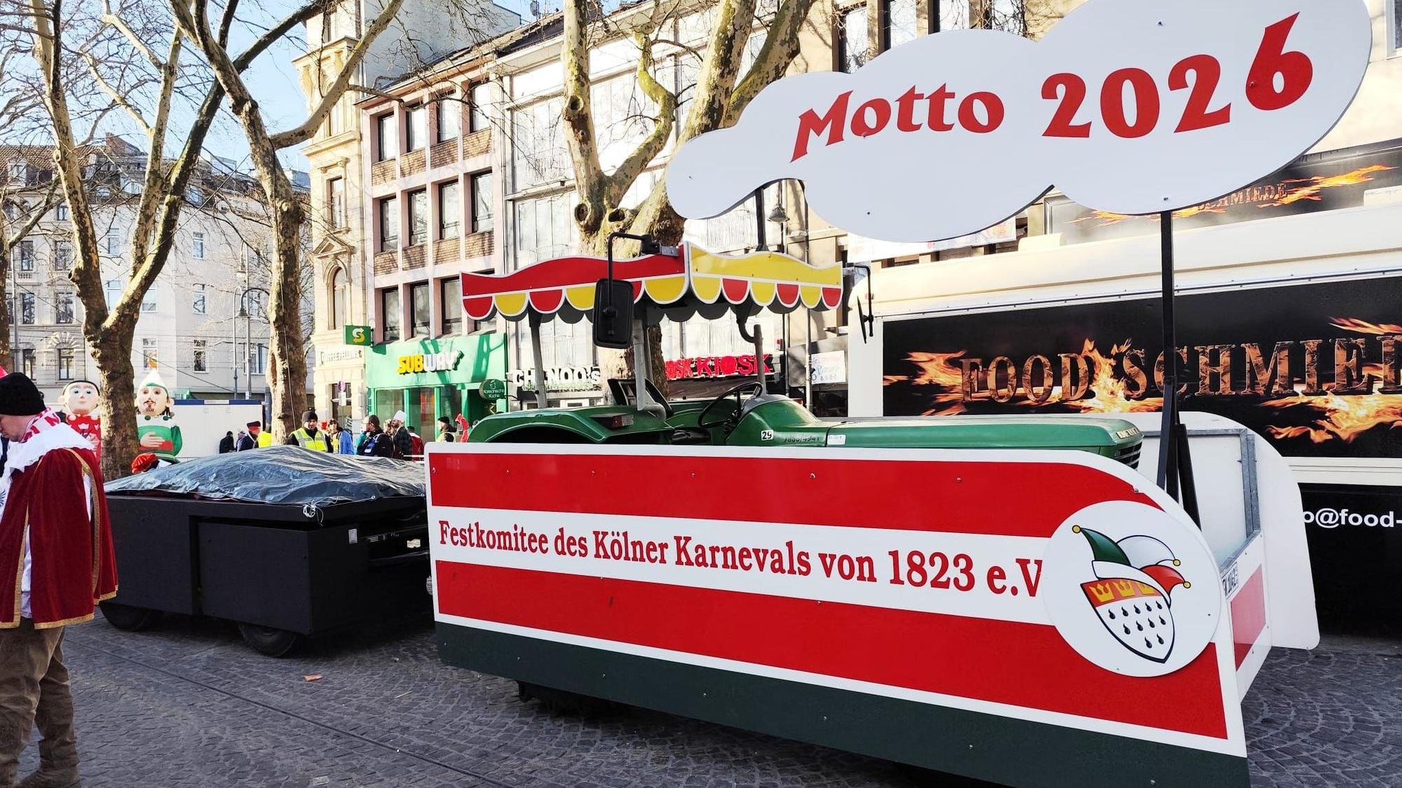 Noch ein Geheimnis – das Karnevalsmotto für die kommende Session wird am Rosenmontag bekanntgegeben.