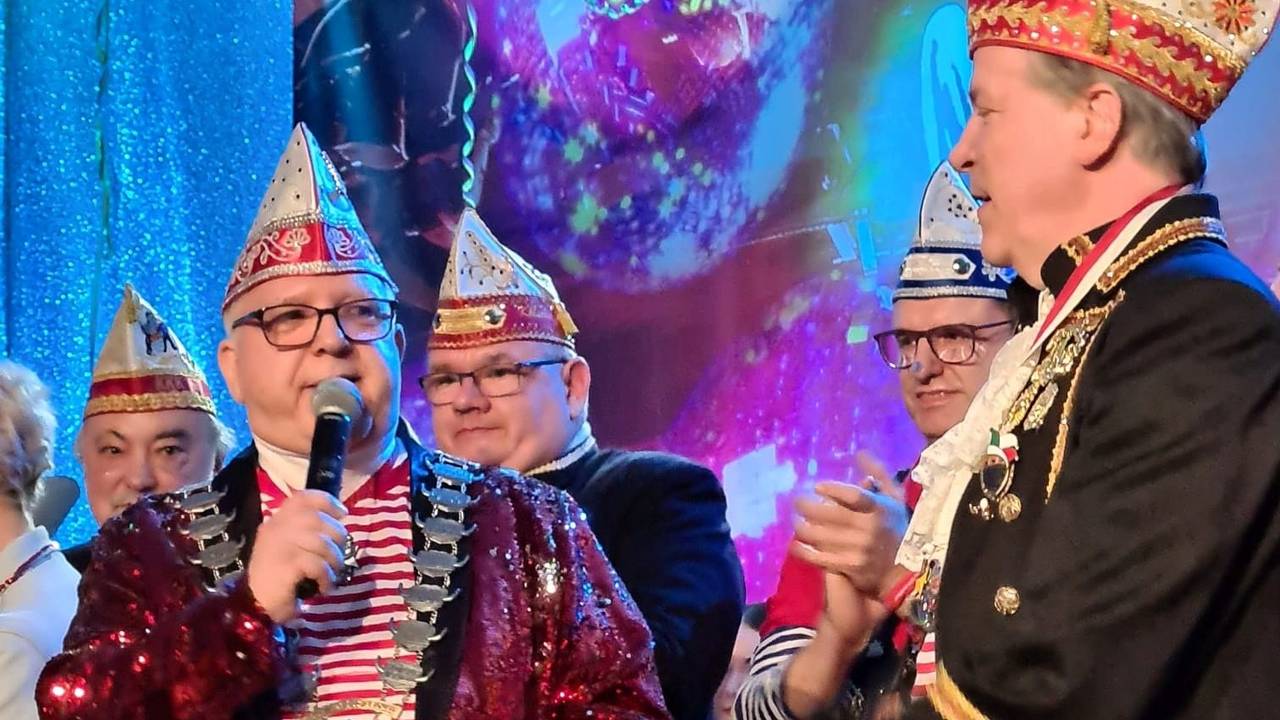 Frank Tinzmann mit Christoph Kuckelkorn.