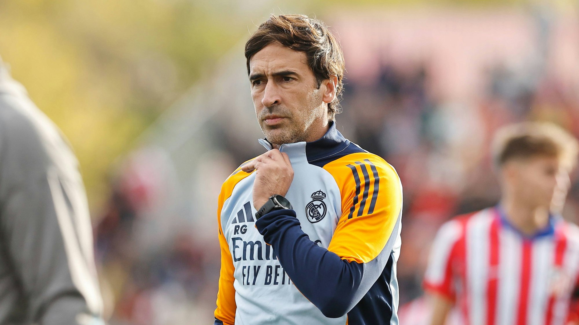 Raúl bei einem Spiel von Real Madrid Castilla.