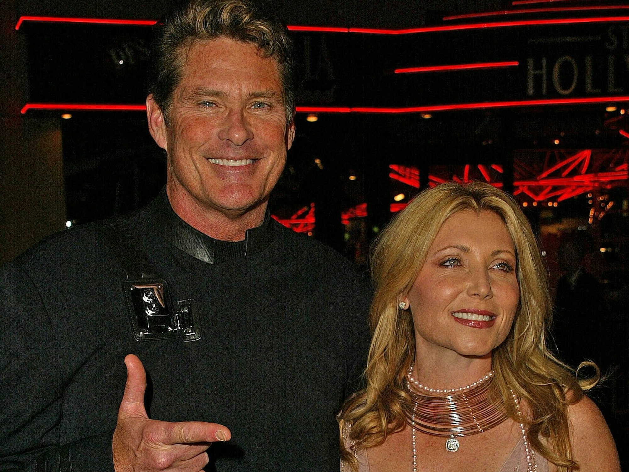 David Hasselhoff und Pamela Bach im Februar 2015.