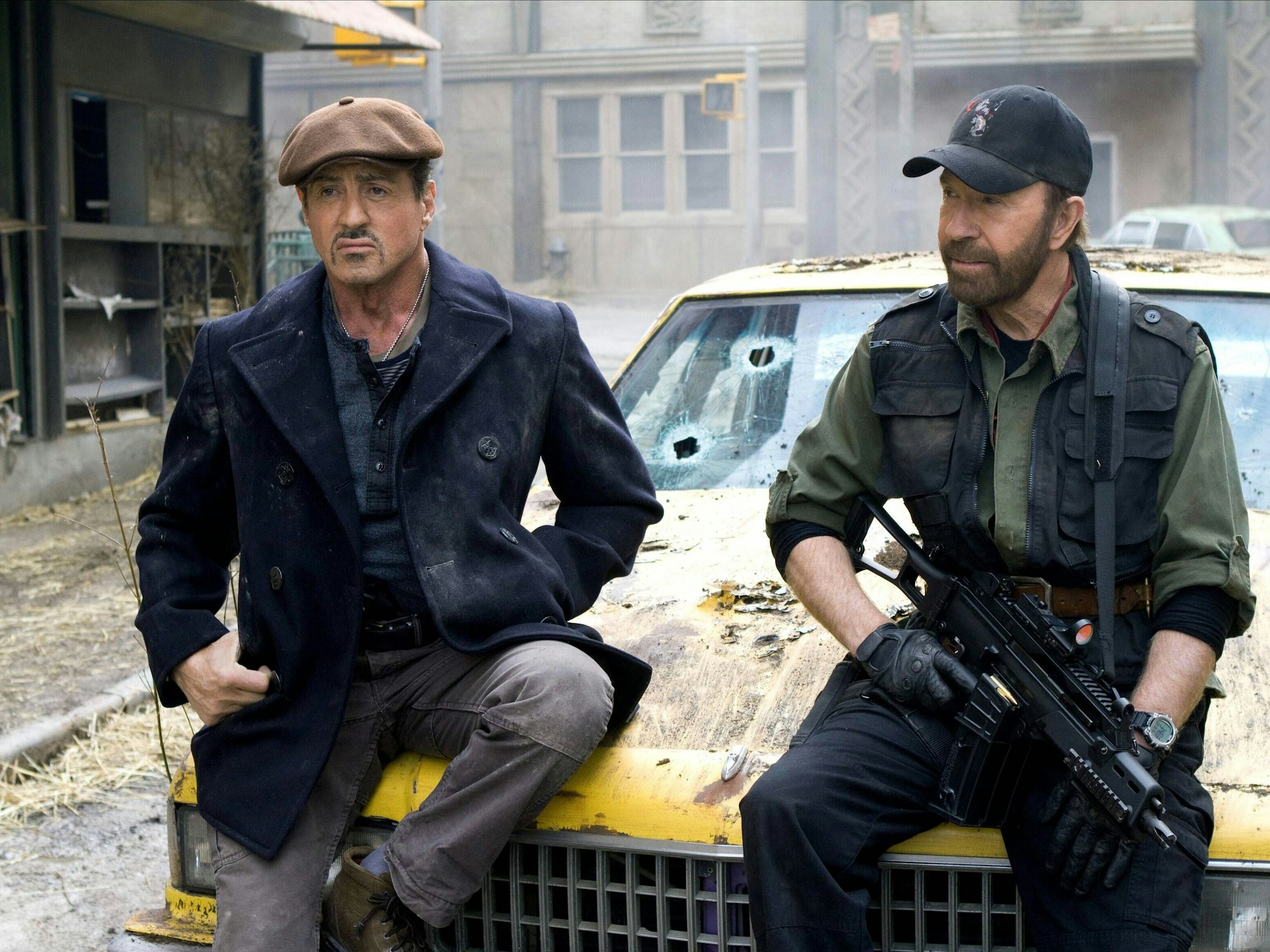 Sylvester Stallone & Chuck Norris 2012