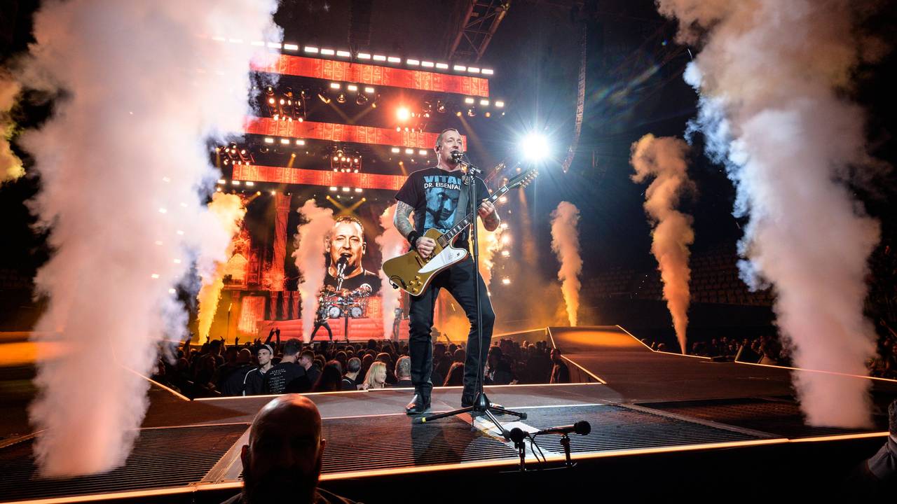 Volbeat, hier bei einem Konzert in München am 25. November 2022.