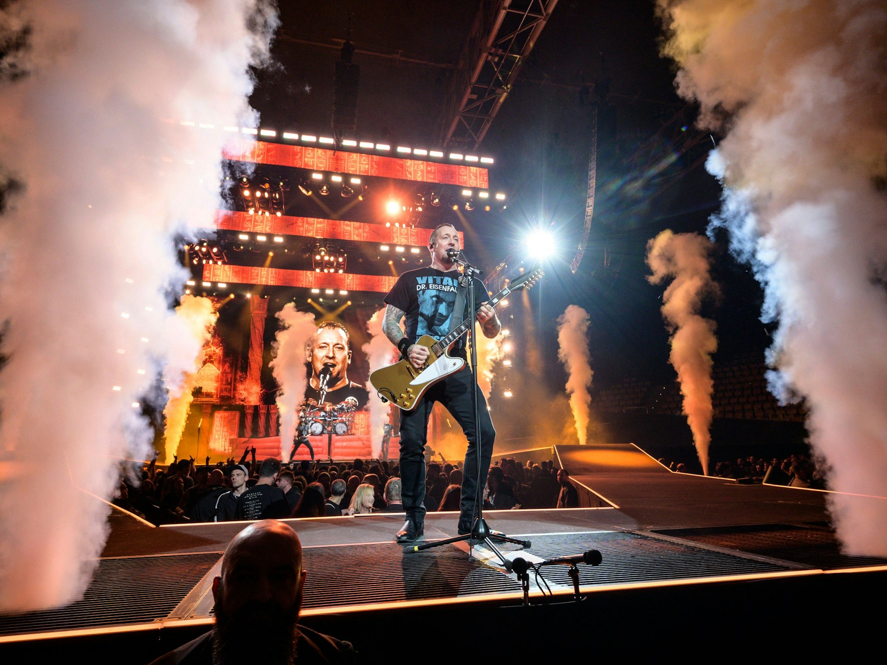 Volbeat, hier bei einem Konzert in München am 25. November 2022.