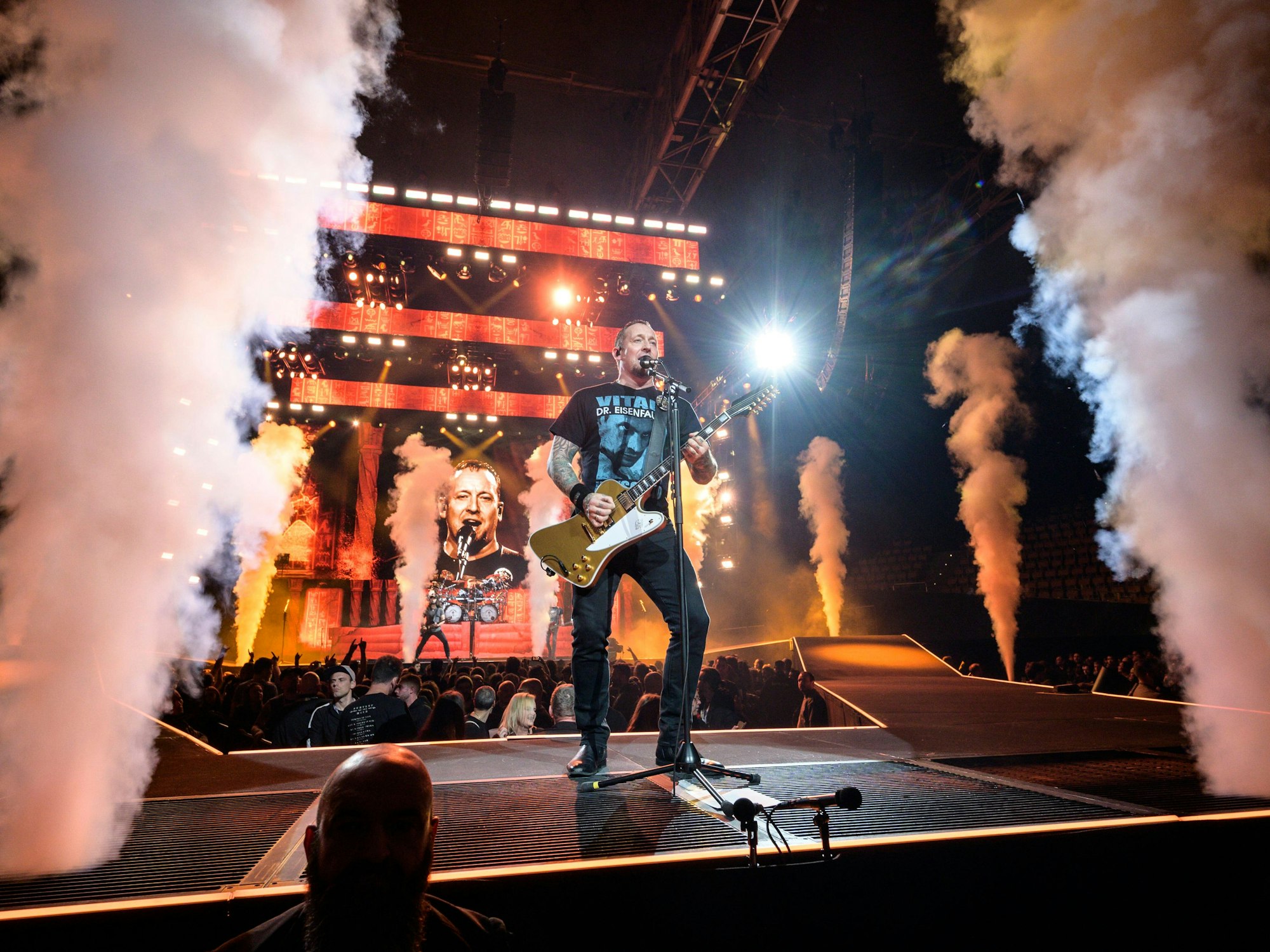 Volbeat, hier bei einem Konzert in München am 25. November 2022.