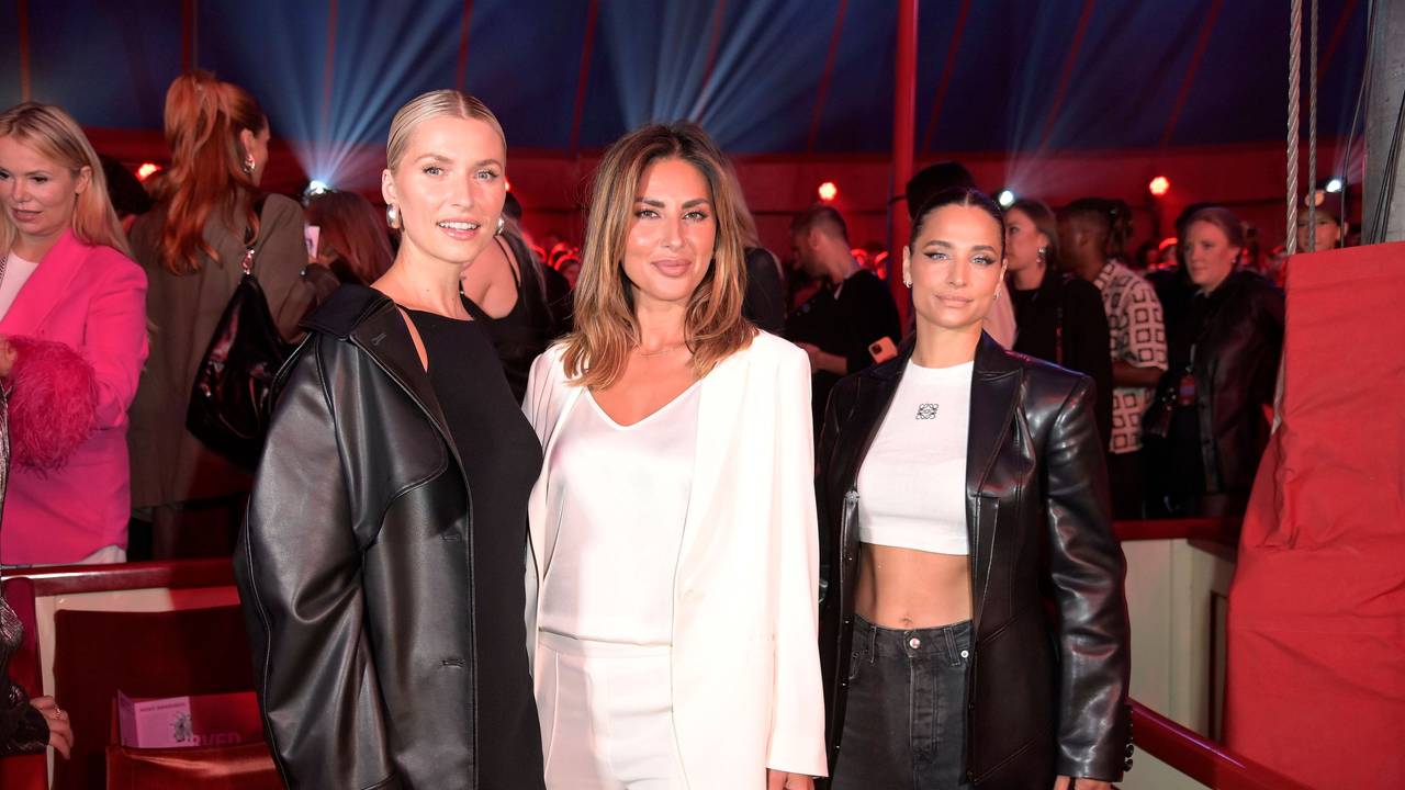 Amira Aly bei einem Event mit Lena Gercke und Jana Azizi.
