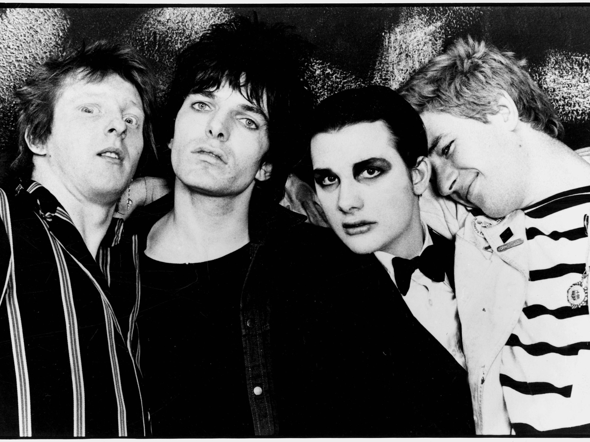 The Damned bei einer Aufnahme zu ihrer Ursprungszeit in den 70er-Jahren.
