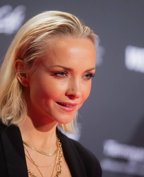 Schauspielerin Janine Ullmann bei der Verleihung der 1Live-Krone in Bochum 2019.