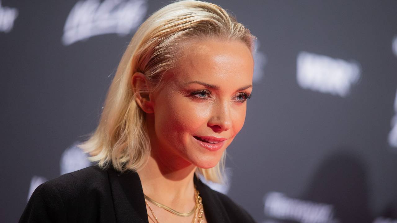 Schauspielerin Janine Ullmann bei der Verleihung der 1Live-Krone in Bochum 2019.