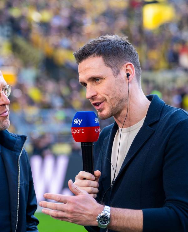 Sebastian Kehl im Interview mit Sky-Reporter Patrick Wasserziehr.