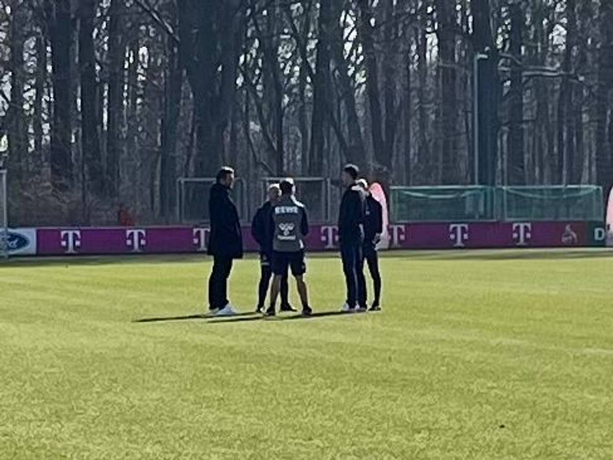 Die FC-Bosse diskutieren mit Gerhard Struber und seinem Team.