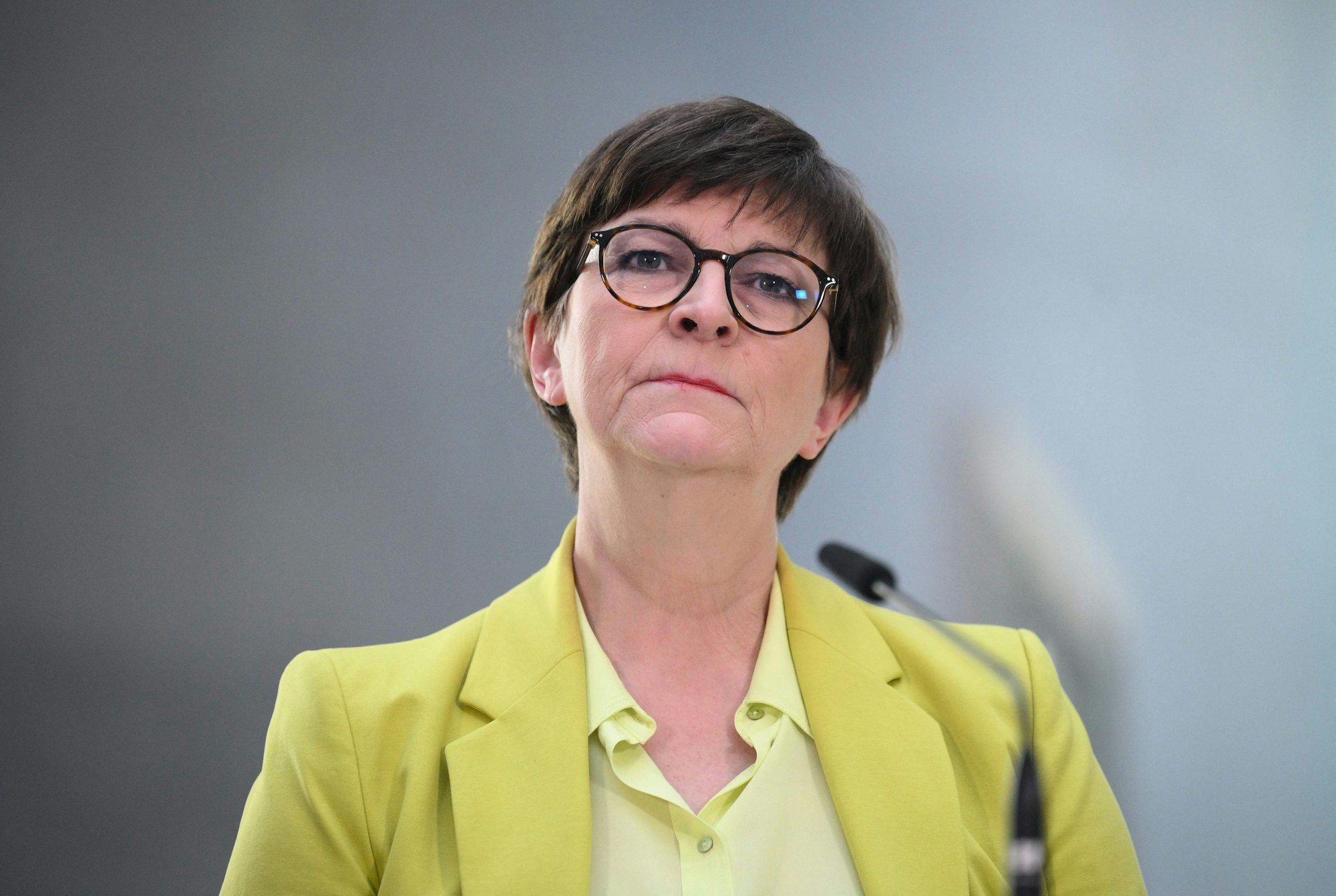 SPD-Chefin Saskia Esken am 8. März 2025