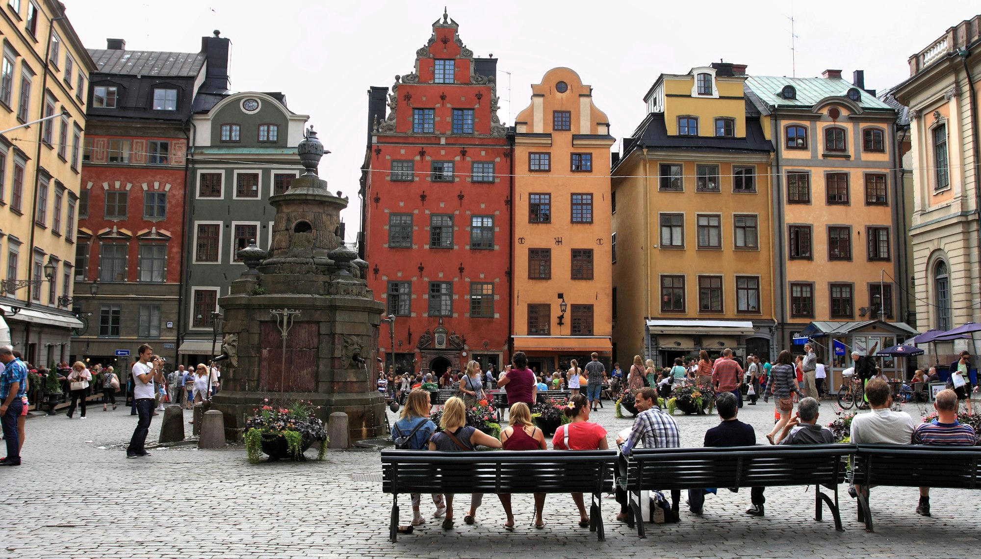 Die malerische Altstadt von Stockholm.