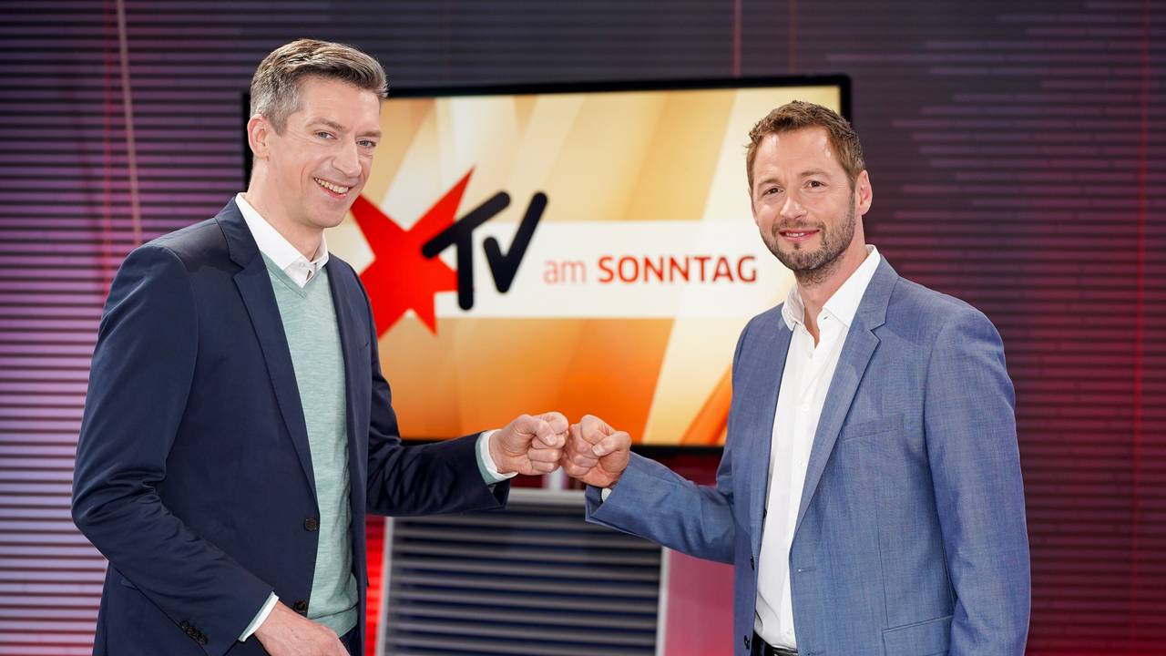 Die „stern tv“-Moderatoren Dieter Könnes (r.) und Steffen Hallaschka: Hallaschka muss wegen einer Grippe ausfallen.