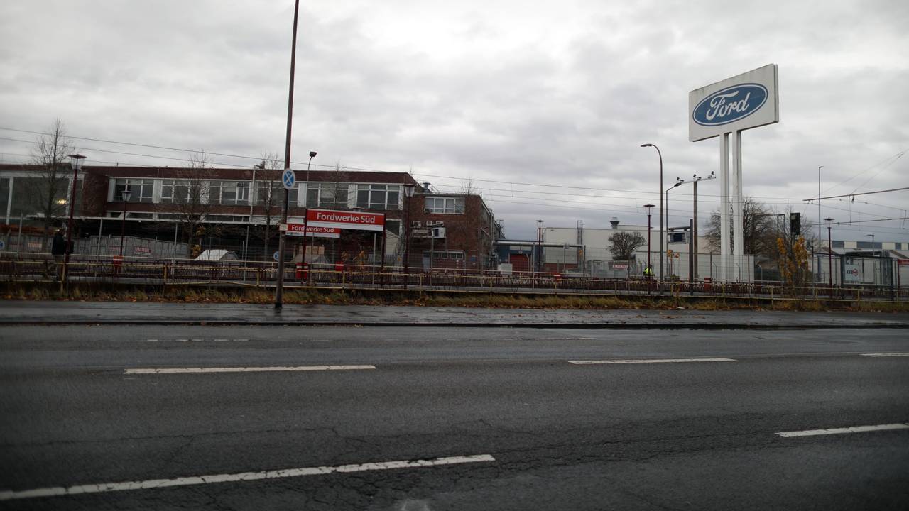 Die Fordwerke an der Emdener Straße in Niehl. Das Foto wurde im November 2024 aufgenommen.