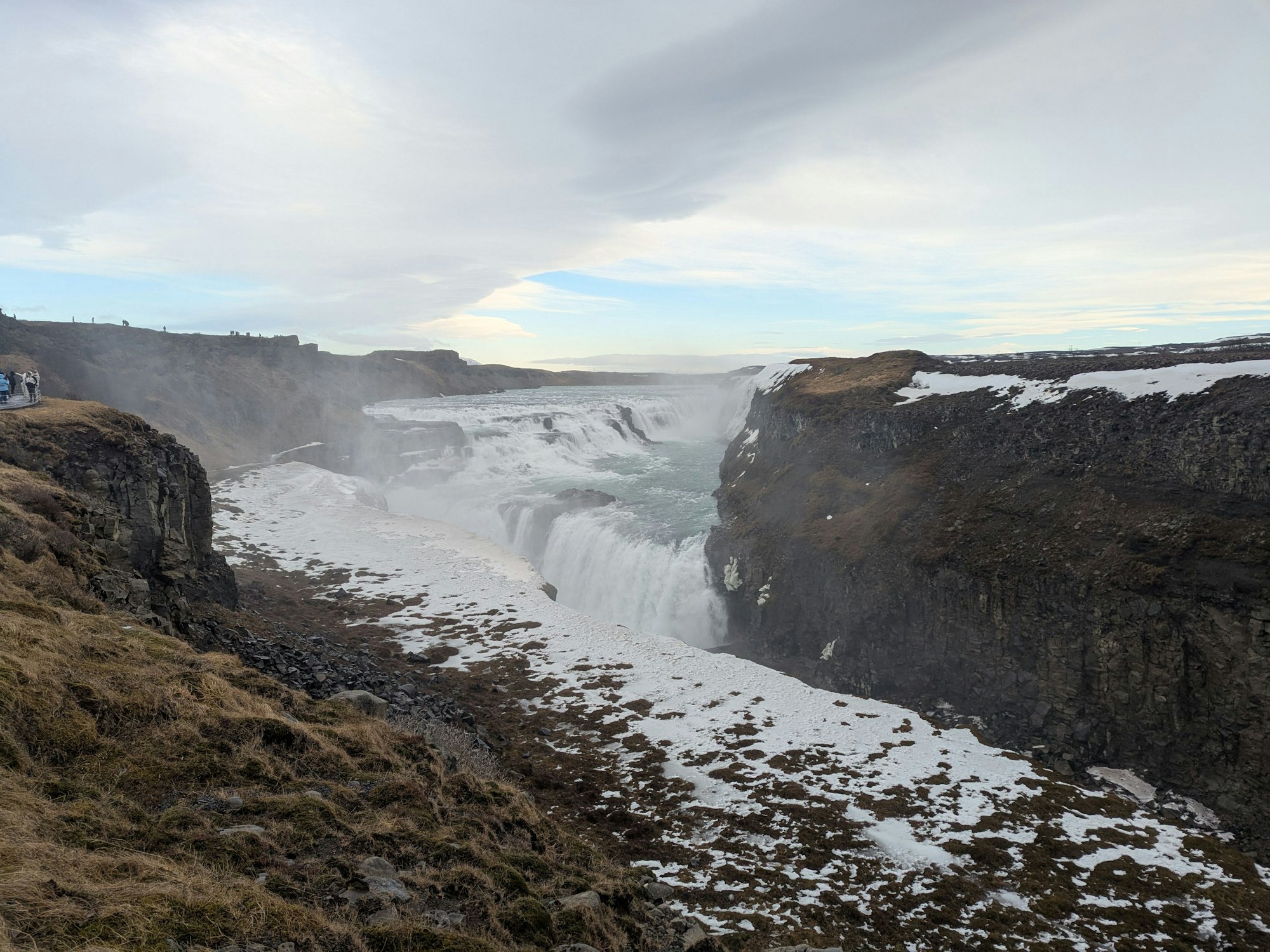 Gullfoss-Wasserfall auf Island