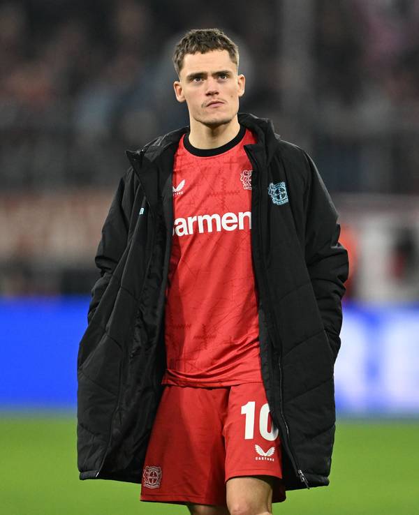 Florian Wirtz nach dem Spiel mit Bayer Leverkusen beim FC Bayern.