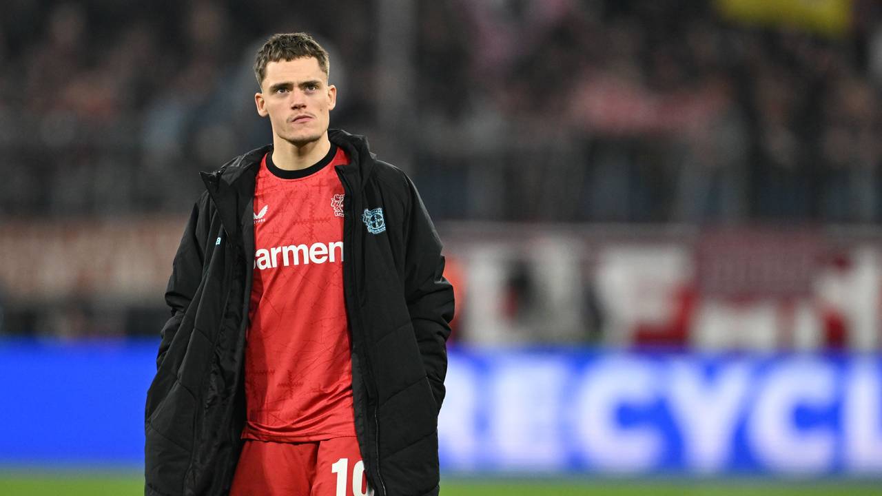 Florian Wirtz nach dem Spiel mit Bayer Leverkusen beim FC Bayern.